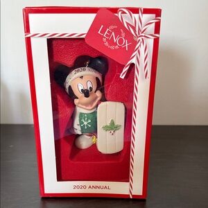 Lenox Annual Let It Snow Mickey Mouse 2020 ornament